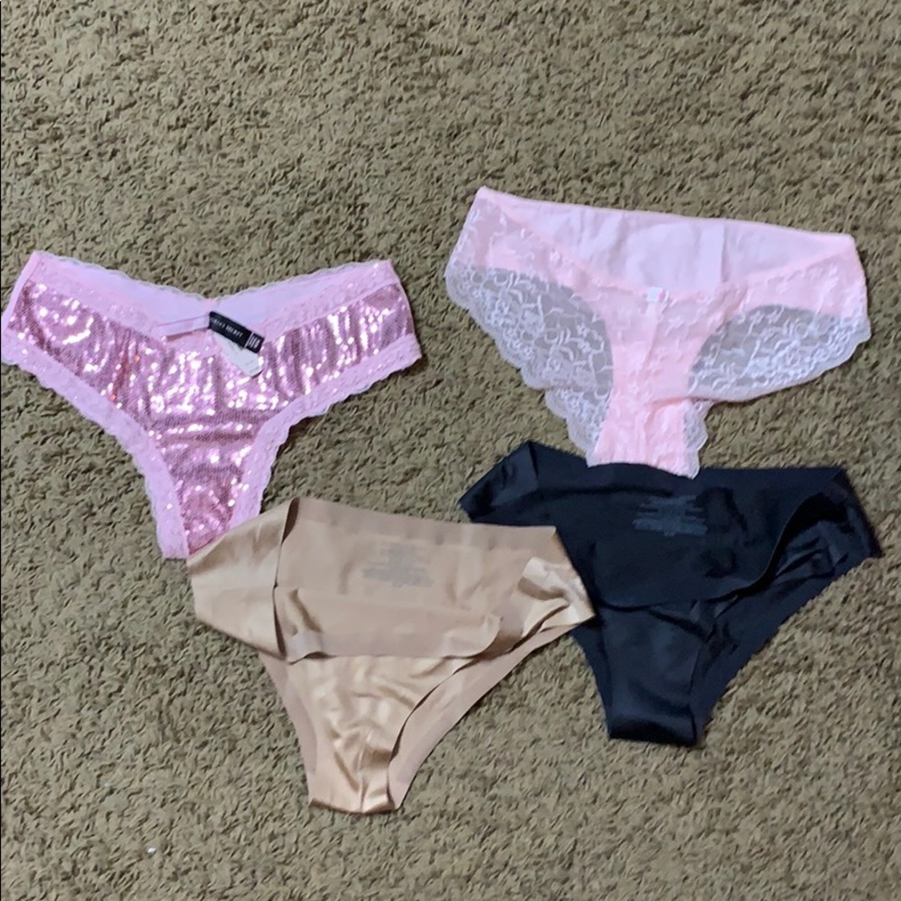 4 pr M VS Panties New 1 w/tag other 3 wo/tags.